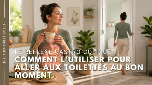 Le réflexe gastro-colique  comment l'utiliser pour aller aux toilettes au bon moment - Herboristerie Sensathé